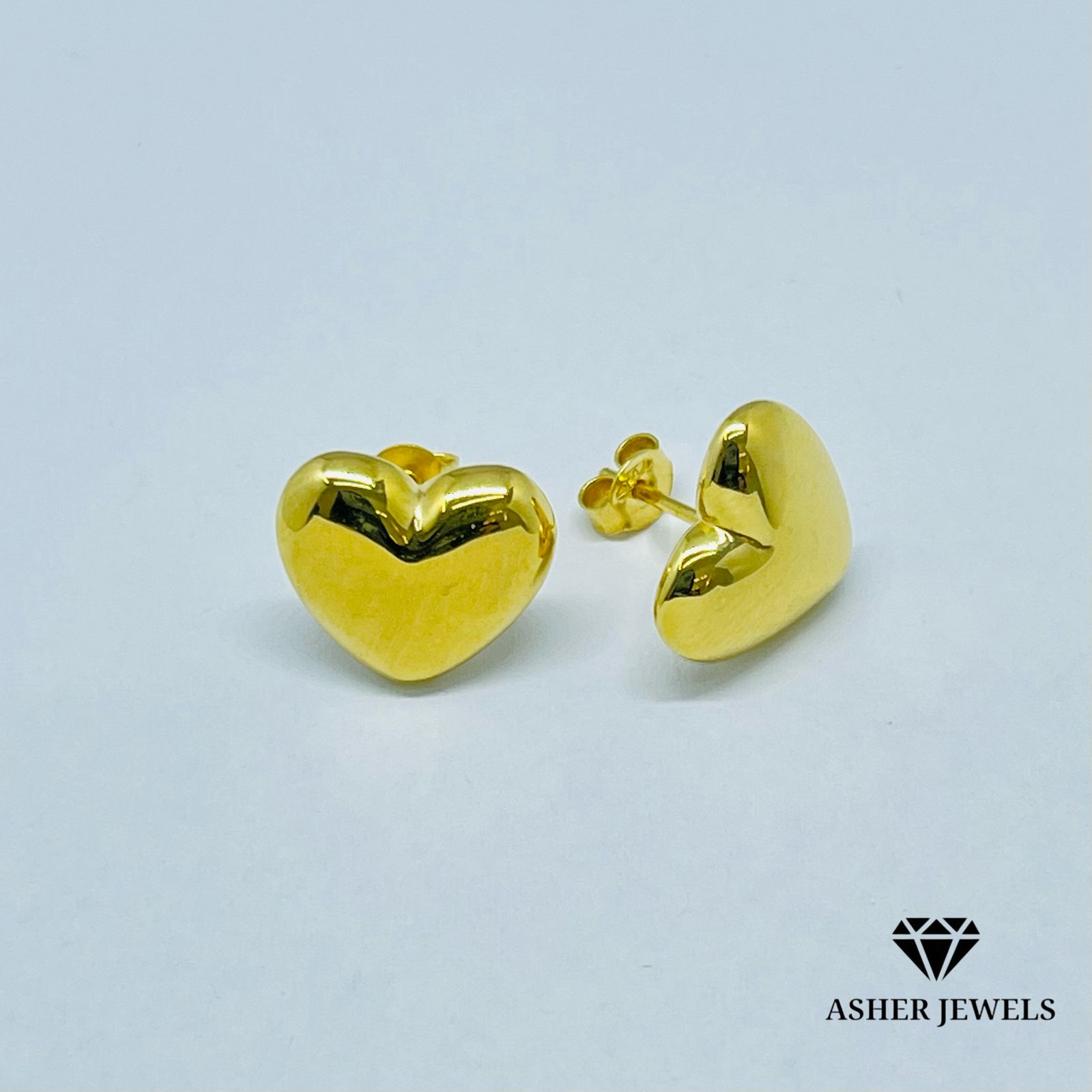 Electroform Heart Earrings